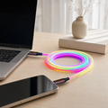 Câble Chargeur RGB 66W - Recharge rapide et colorée