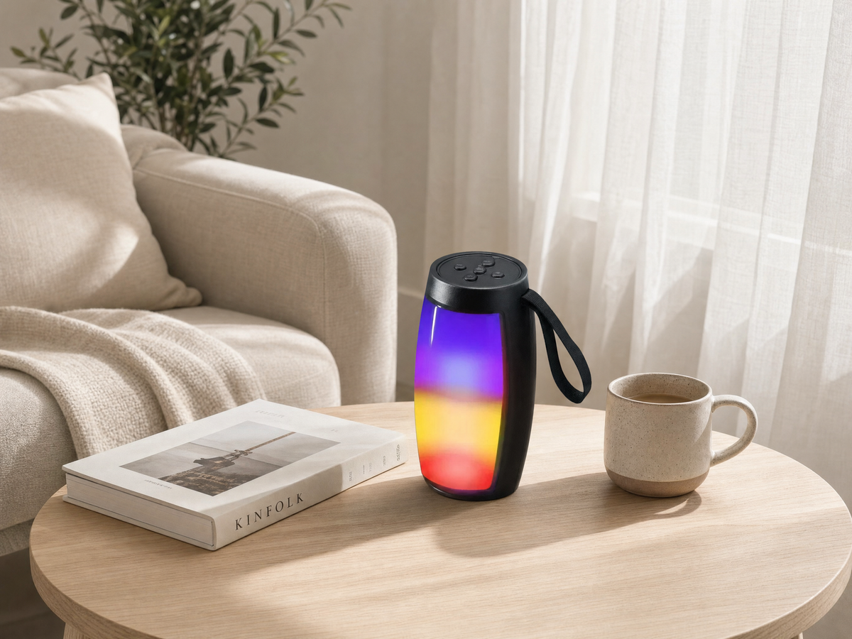 PHONEPACE Haut-parleur LED - Ambiance sonore et lumineuse
